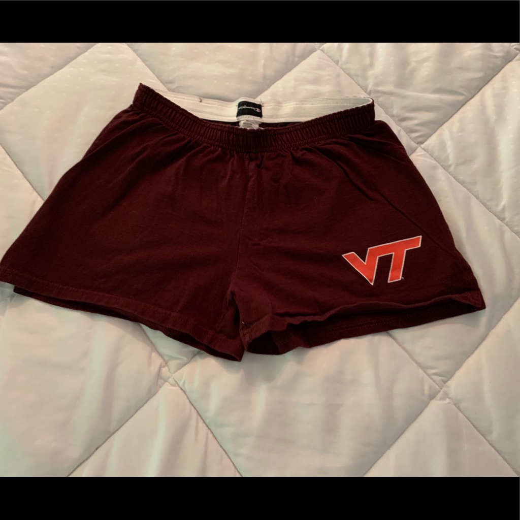 Virginia Tech Cheer Shorts Champion Brand M